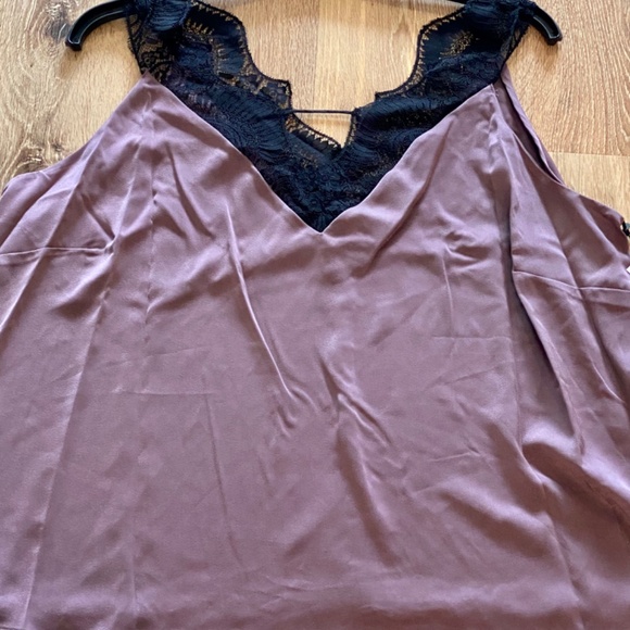 Stunning Purple Women’s Plus size Lace Trim Satin Cami, brand new condition. - Picture 10 of 10